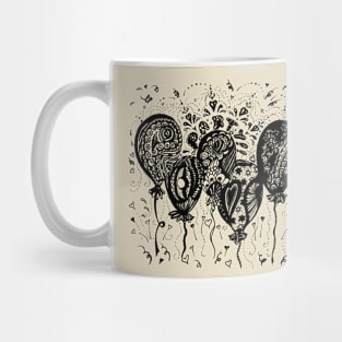 Party Time Aussie Tangle by Heather Holland - See Description Note re Colour Options Mug